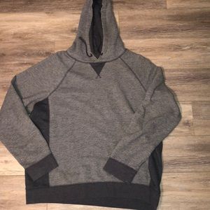 2 tone grey hoodie